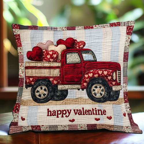 Heartbound Truck CP1301068CL Quilt Pillow Case