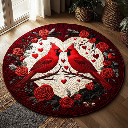 Cardinal Love QA1201012CL Quilted Round Mat