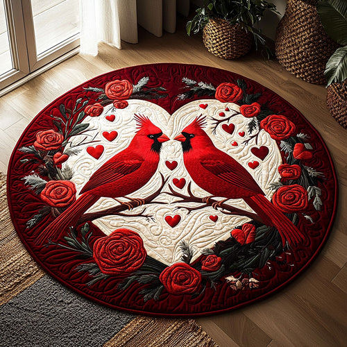 Cardinal Love QA1201012CL Quilted Round Mat