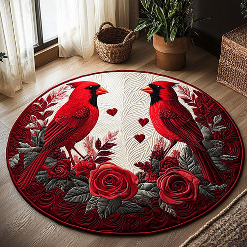 Cardinal Love QA1201009CL Quilted Round Mat