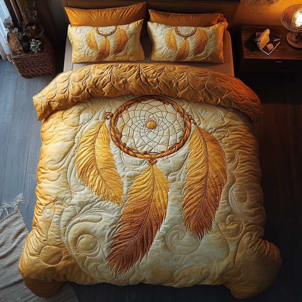 Golden Dreamcatcher WP2002055CL Duvet Cover Set