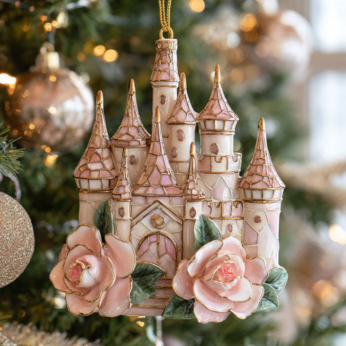 Rose Castle Glow CW2711056CL Christmas Ornament