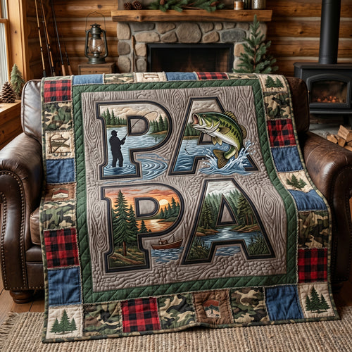 Papa Fishing XR2005001CL Quilt