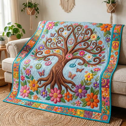 Hippie Tree XR1004012CL Quilt