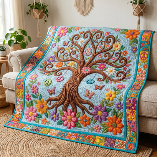 Hippie Tree XR1004012CL Quilt