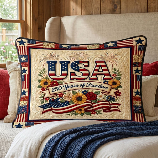 American Celebration WN2004001CL Quilted Bedding Pillow Case