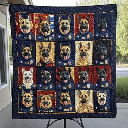 Brave German Shepherd WN2802071CL Quilt