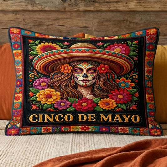 Cinco Muse WN2004004CL Quilted Bedding Pillow Case