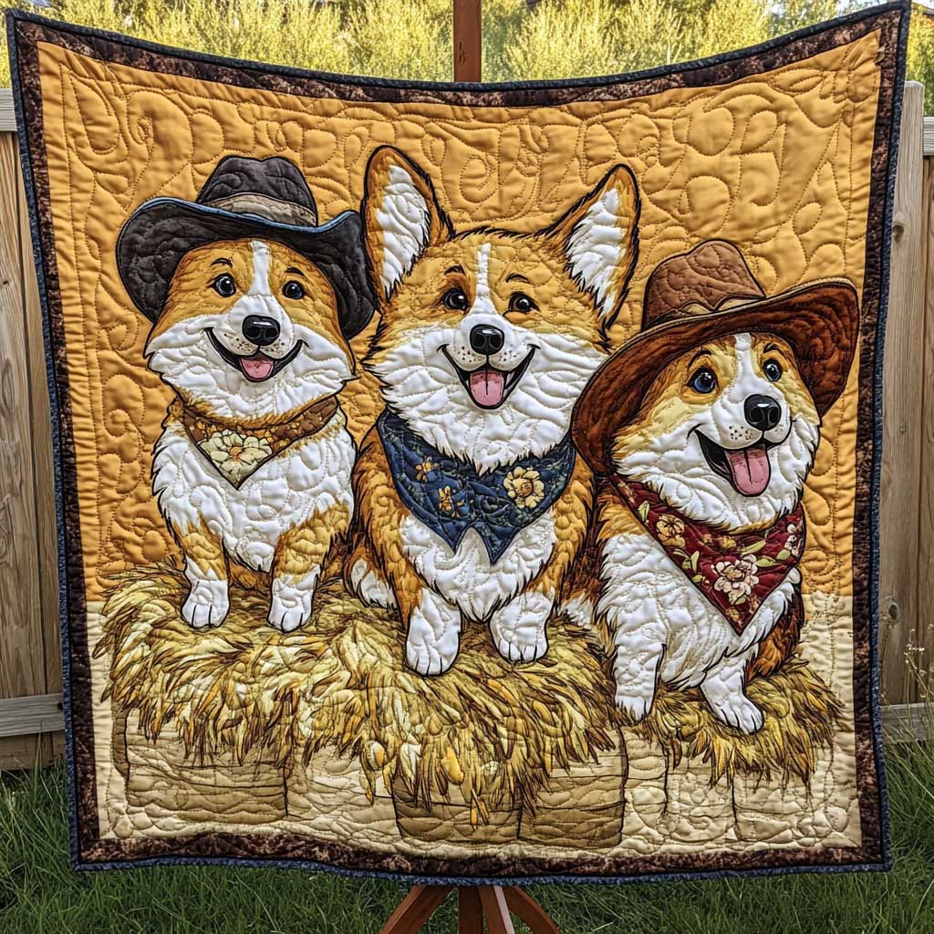 Country Corgi WN2802081CL Quilt