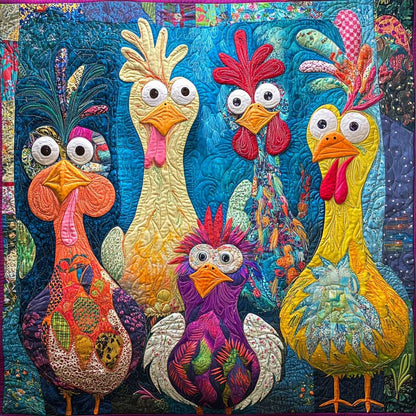 Crazy Chicken Funny WN2502054CL Duvet Cover Set