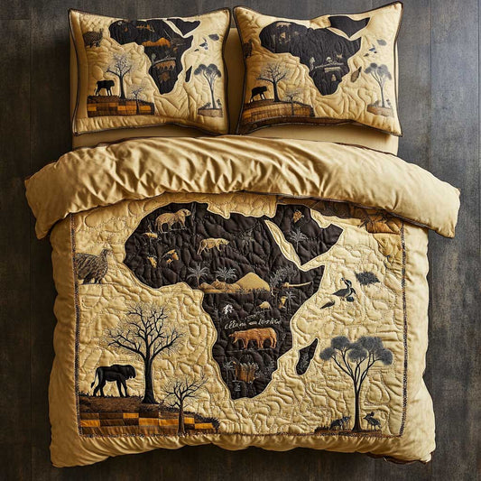 Cultural African Safari WN2502051CL Duvet Cover Set