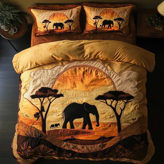 Elephant African Safari WN2502039CL Duvet Cover Set