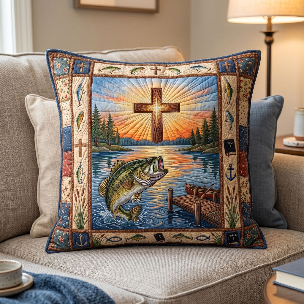 Faithful Catch WN1305026CL Quilt Pillow Case
