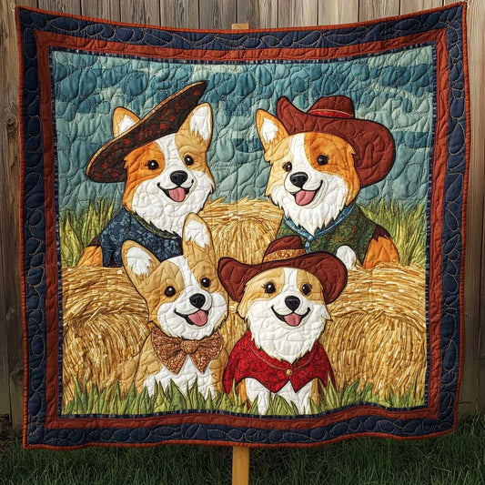 Happy Corgi WN2802079CL Quilt