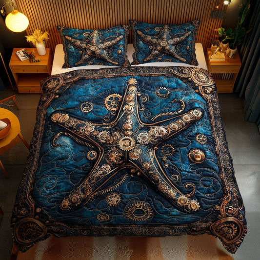 Celestial Steampunk Starfish WN0602060CL Duvet Cover Set