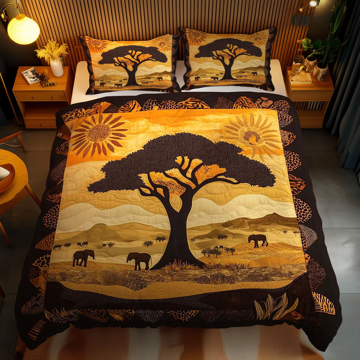 Dreamy African Safari WN2502064CL Duvet Cover Set