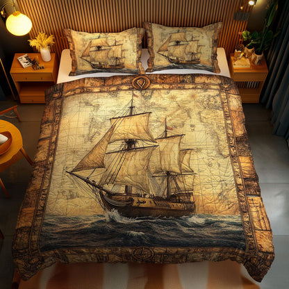 Legendary Sailboat WN0602072CL Duvet Cover Set