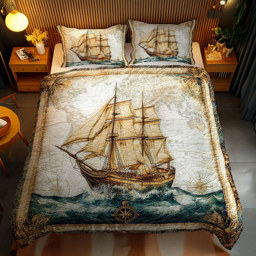 Nautical Sailboat WN0602082CL Duvet Cover Set