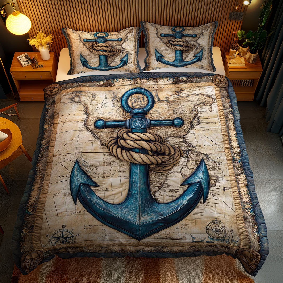 Treasure Anchor WN0602096CL Duvet Cover Set