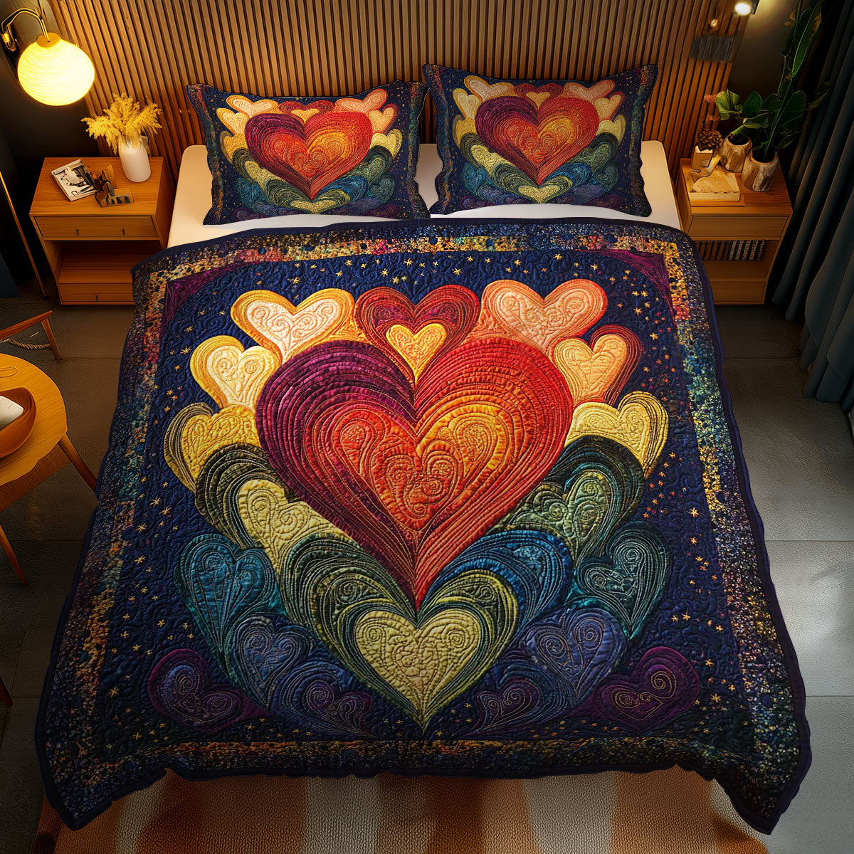 Vibrant Heart WN0602101CL Duvet Cover Set