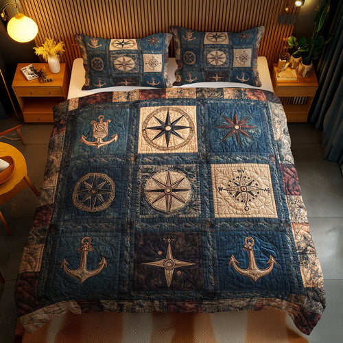 Voyager’s Compass WN0602102CL Duvet Cover Set