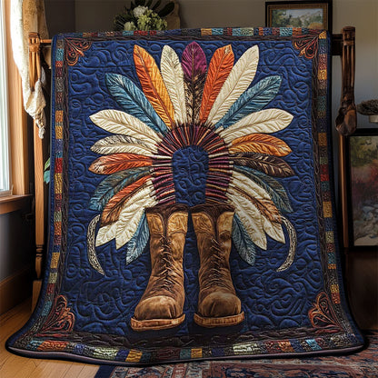 Boots With Feather Glory WN2001043CL Quilt