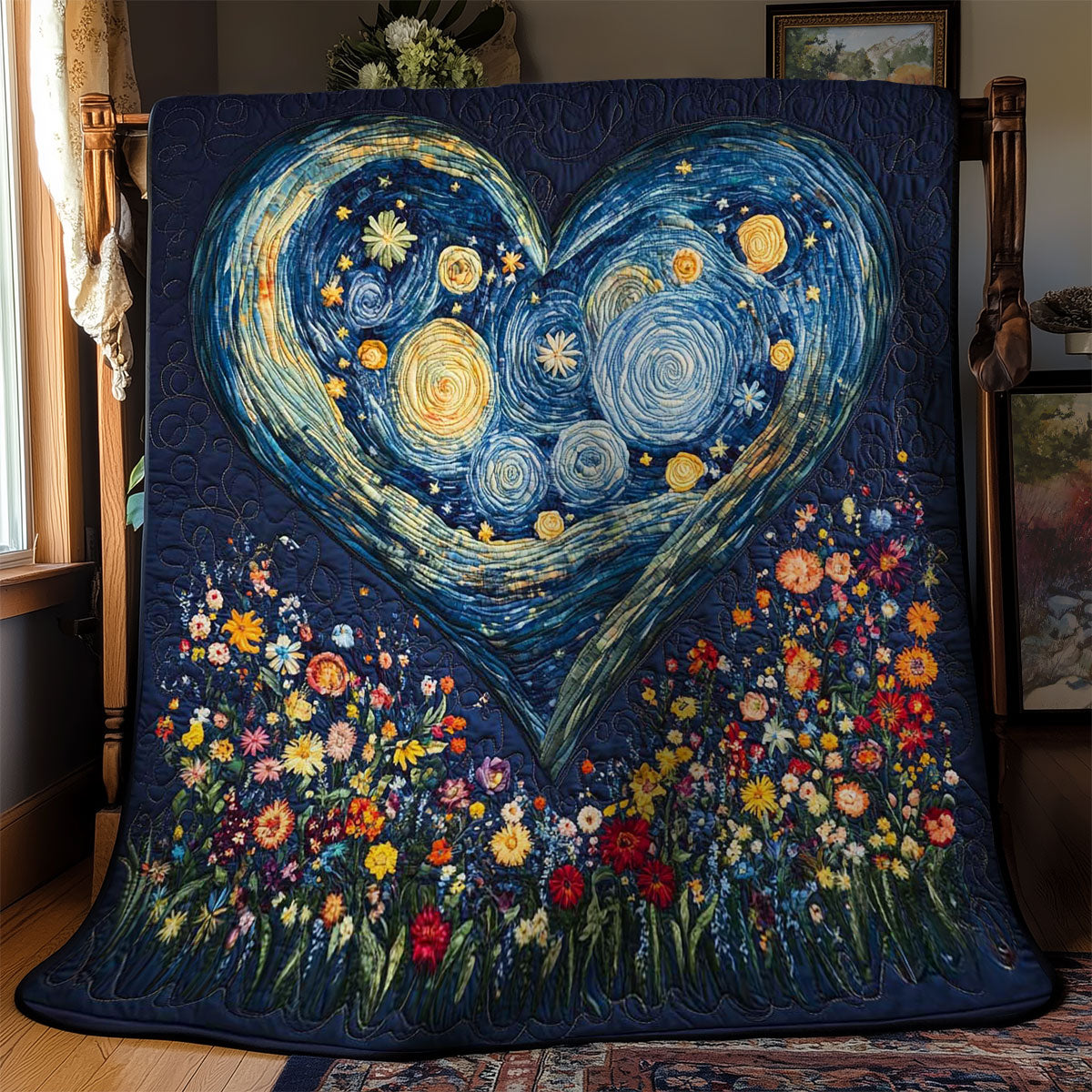 Celestial Heart Garden WN2001018CL Quilt