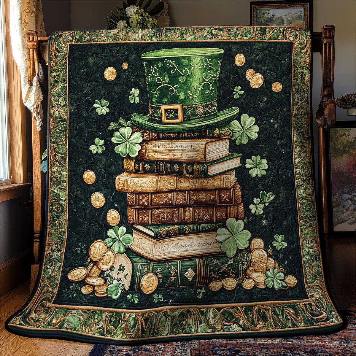 Celtic Book Charm WN2702097CL Quilt