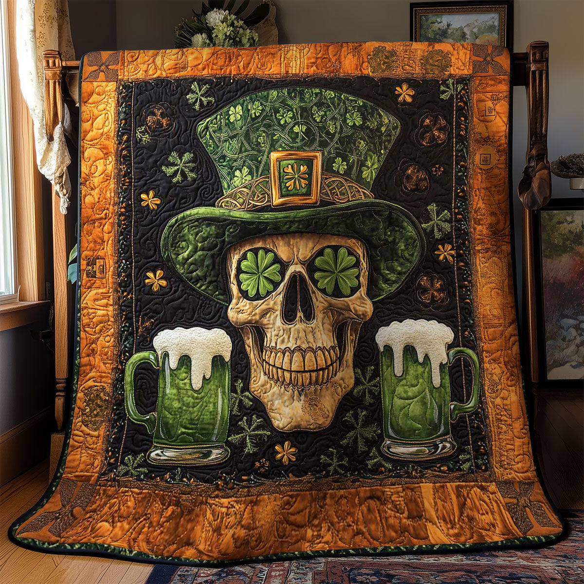 Clover Skull WN2702033CL Quilt