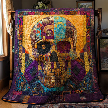 Enchanted African Skull WN2702007CL Quilt