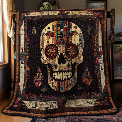 Enigmatic African Skull WN2702013CL Quilt