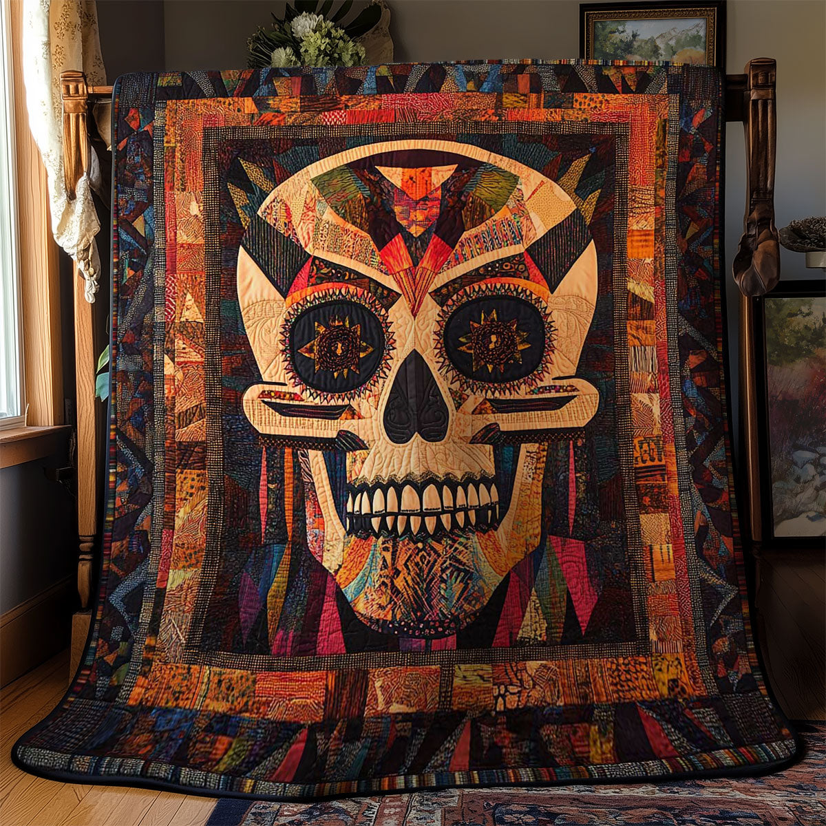 Eternal African Skull WN2702010CL Quilt