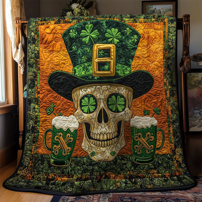 Gold Rush Skull WN2702035CL Quilt