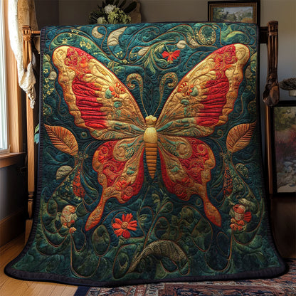 Golden Butterfly WN2802088CL Quilt