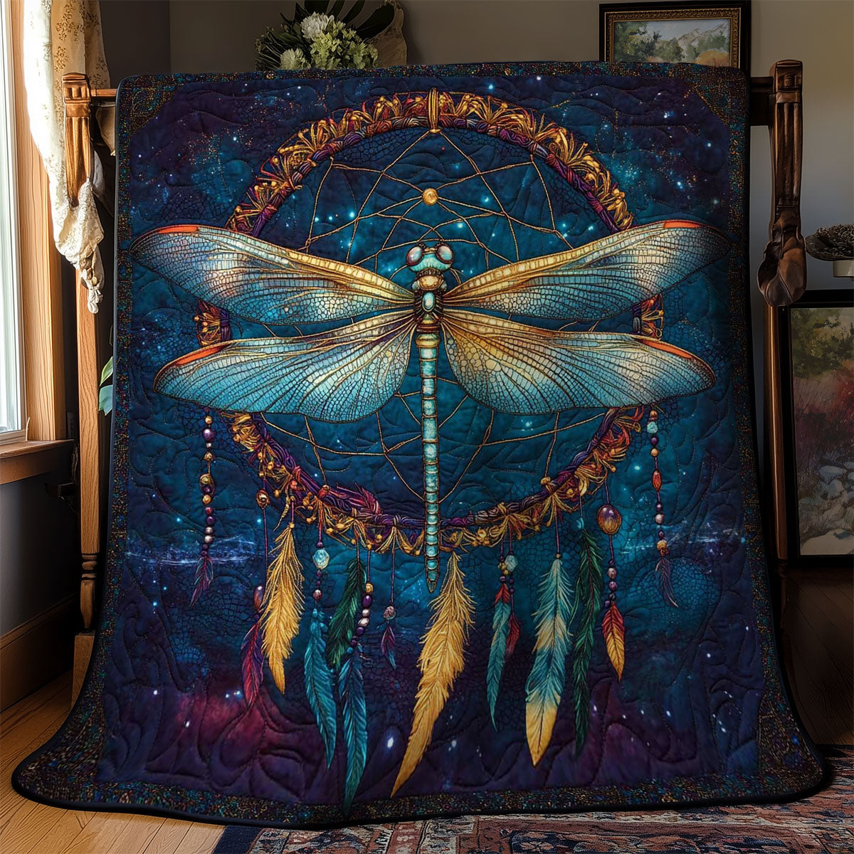 Golden Horizon Dragonfly WN2702056CL Quilt