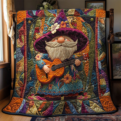 Musical African Gnome WN2702018CL Quilt