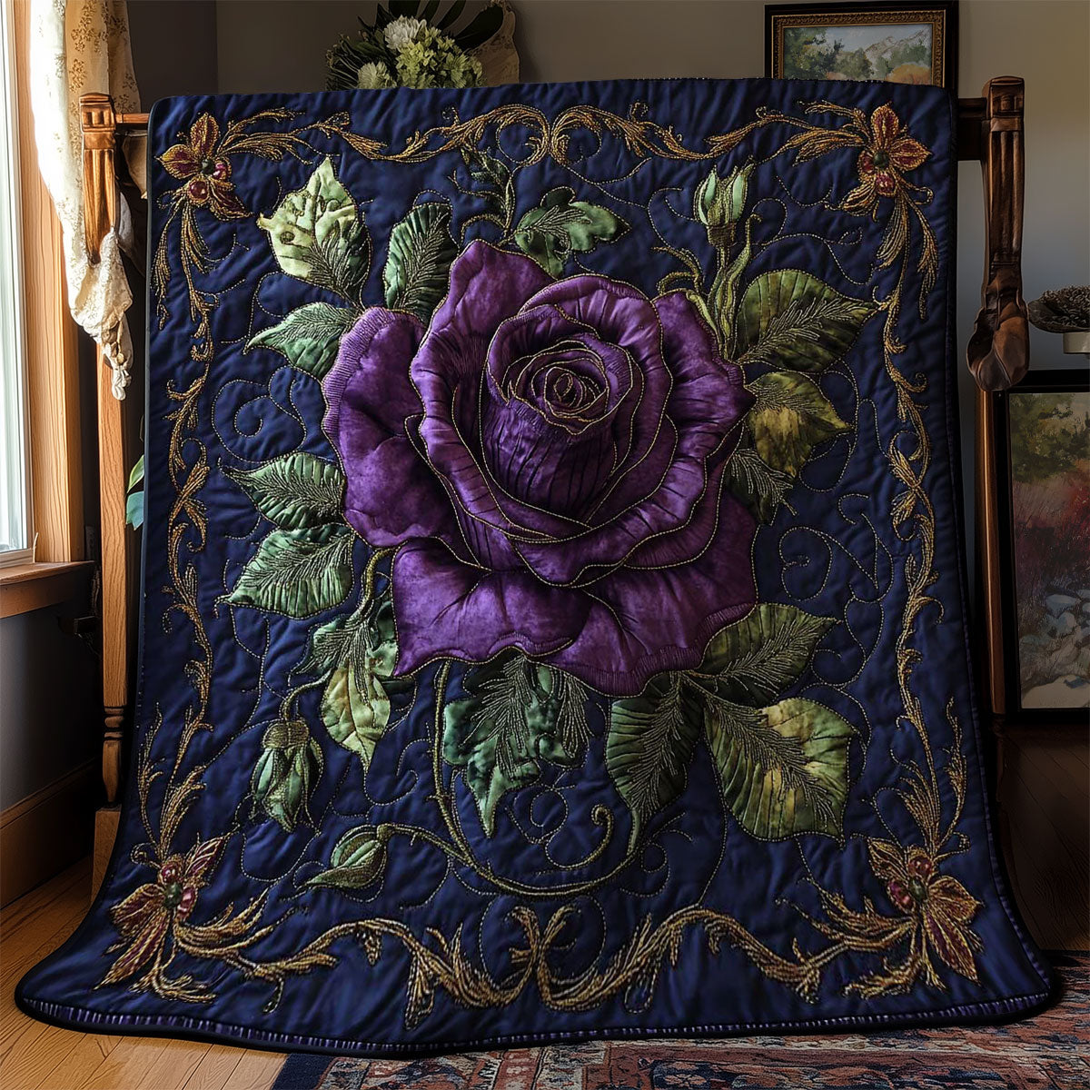 Ornate Rose WN2802031CL Quilt