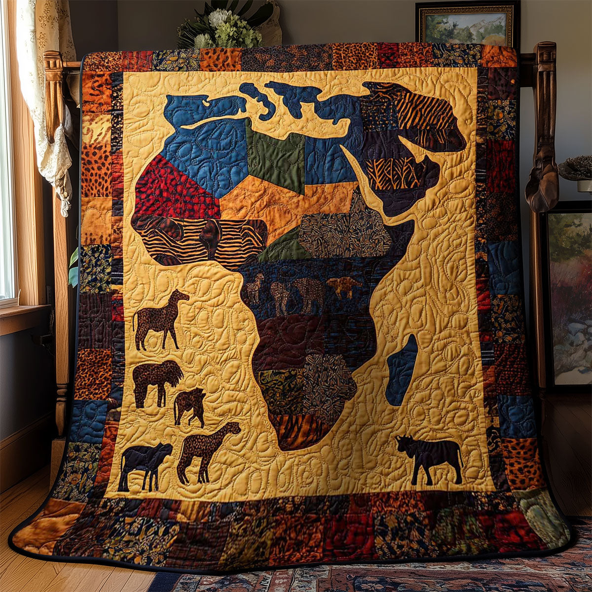 Patchwork African Safari WN2502041CL Quilt