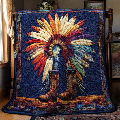 Sacred Boots Of The Tribe WN2001044CL Quilt