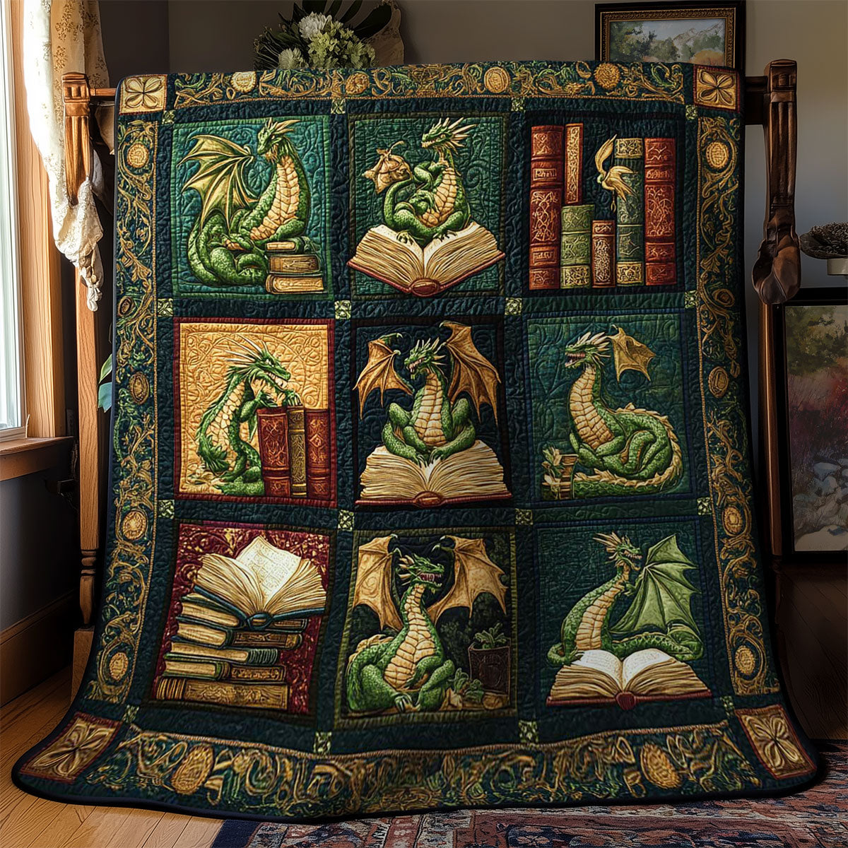 Scholar’s Dragon WN2702090CL Quilt