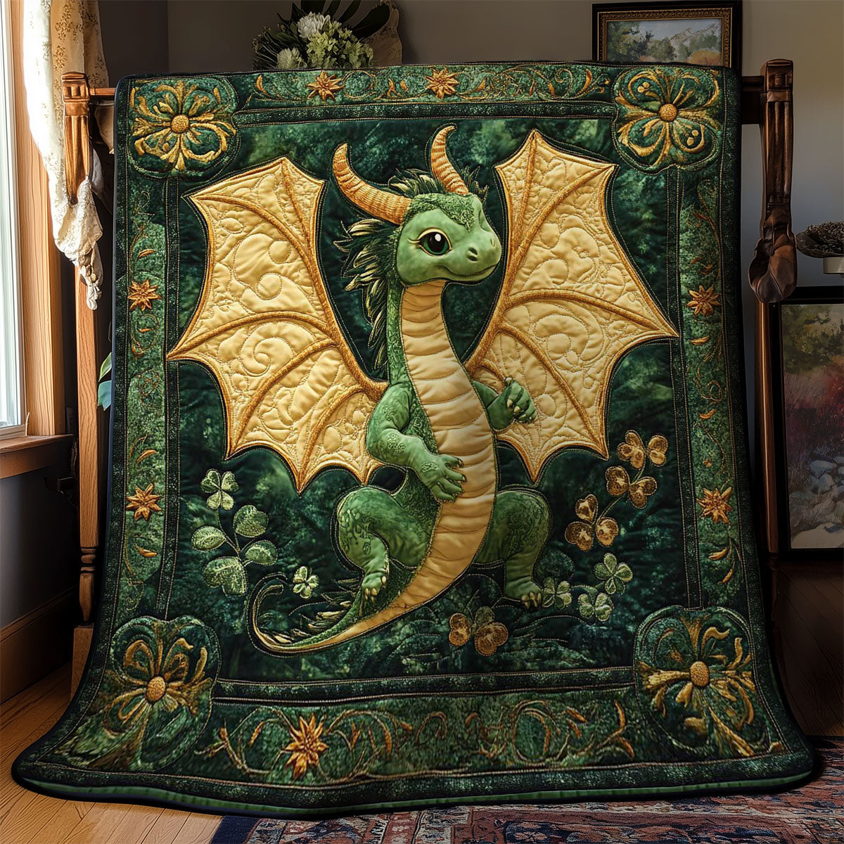 Shamrock Dragon WN2702104CL Quilt