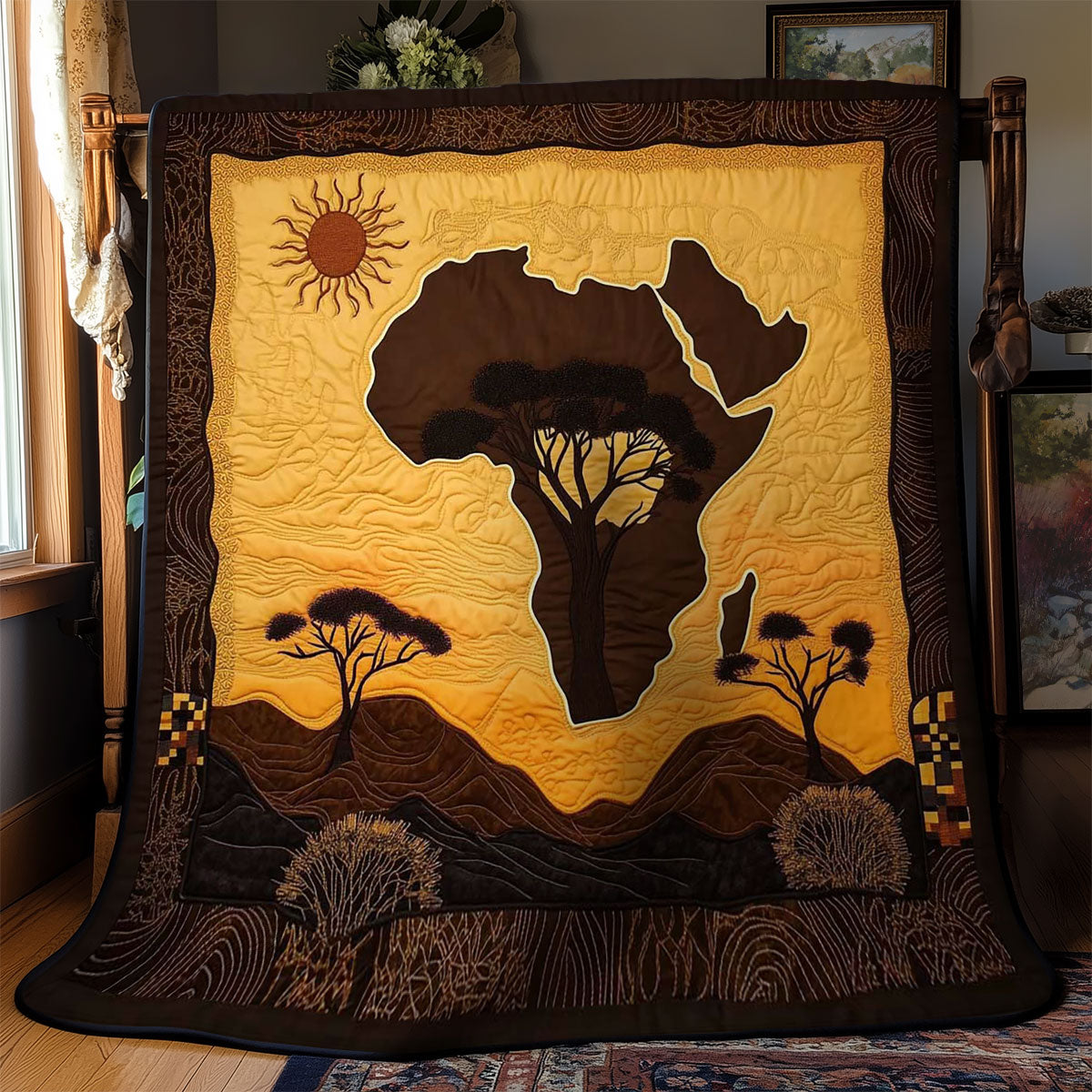 Sunlit African Safari WN2502034CL Quilt