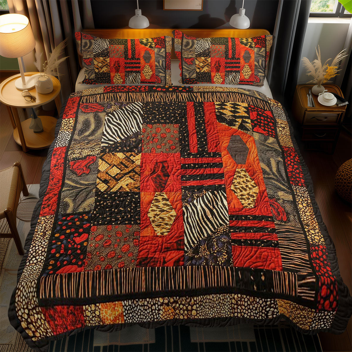 African Essence WN2502061CL Duvet Cover Set