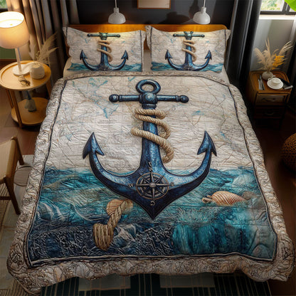 Compass Anchor WN0602062CL Duvet Cover Set