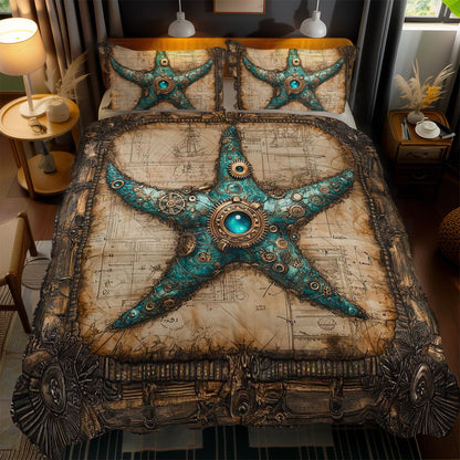 Deep Sea Steampunk Starfish WN0602065CL Duvet Cover Set