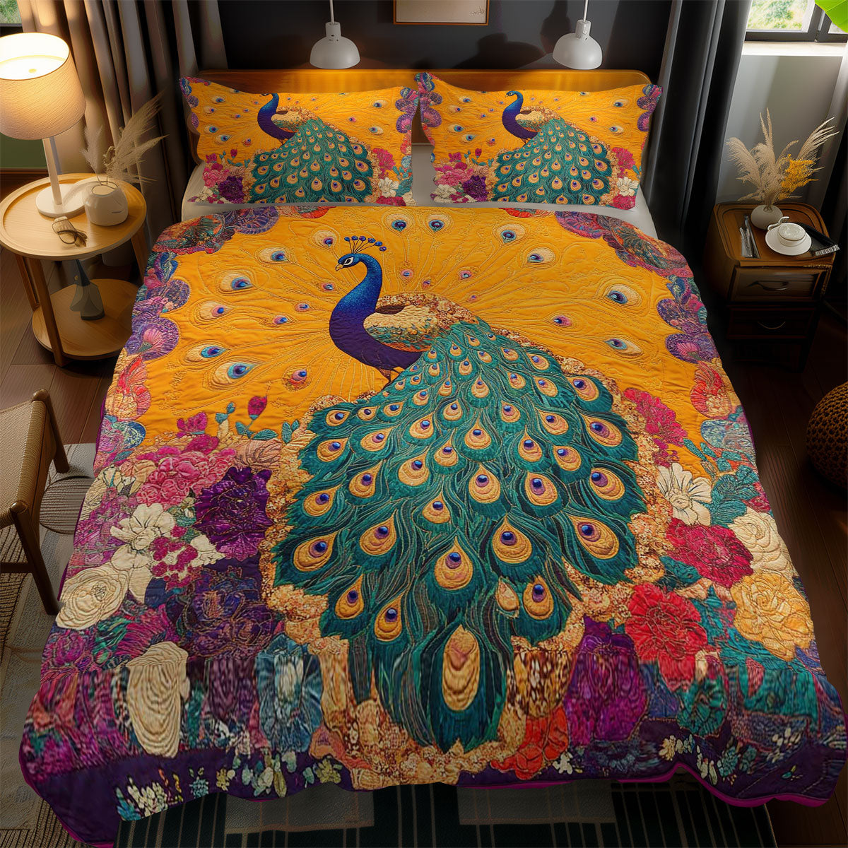 Golden Peacock WN1102060CL Duvet Cover Set