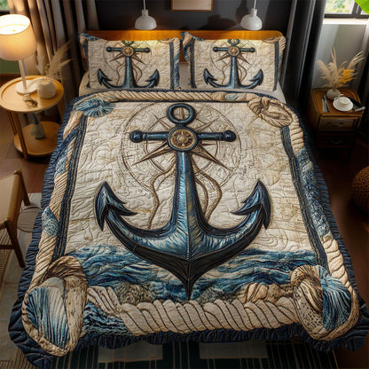 Lost Treasure Anchor WN0602074CL Duvet Cover Set