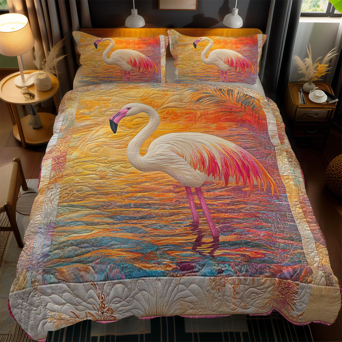 Majestic Flamingo WN1102064CL Duvet Cover Set