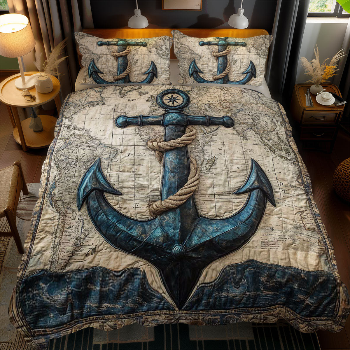 Mystic Anchor WN0602075CL Duvet Cover Set