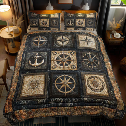 Nautical Compass WN0602081CL Duvet Cover Set